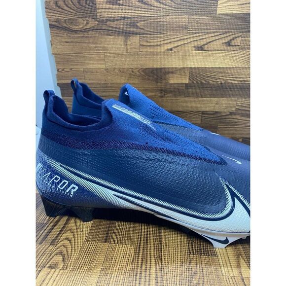 Nike Vapor Edge 360 Elite Flyknit Midnight Navy Cleats Men\'s Size 15 CV6282-401